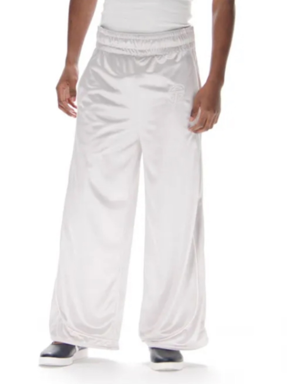 Telfar NYC Flared Silver Track Pants Size XS